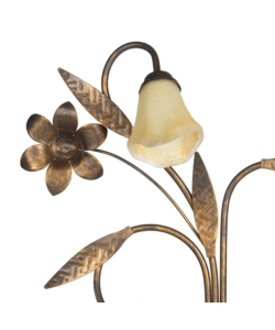 APPLIQUE 3 LUCE ONLI "ALGA" BRONZO E14